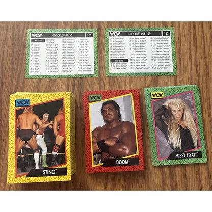 1991 Impel Wrestling WCW 162 Pc Trading Cards Complete Set SID VICIOUS RIC FLAIR