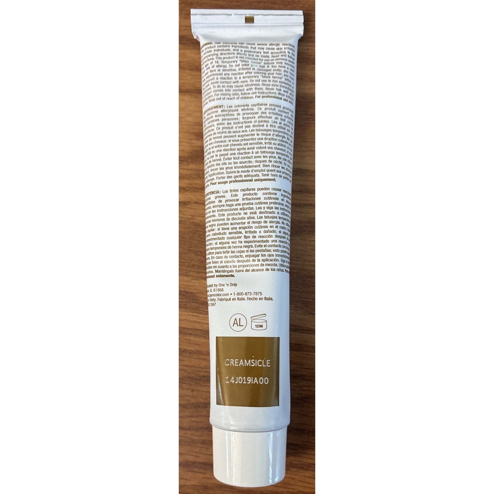 Argan Oil Perfect Intensity Semi-Permanent Color Cream - DREAMSICLE Hair Color