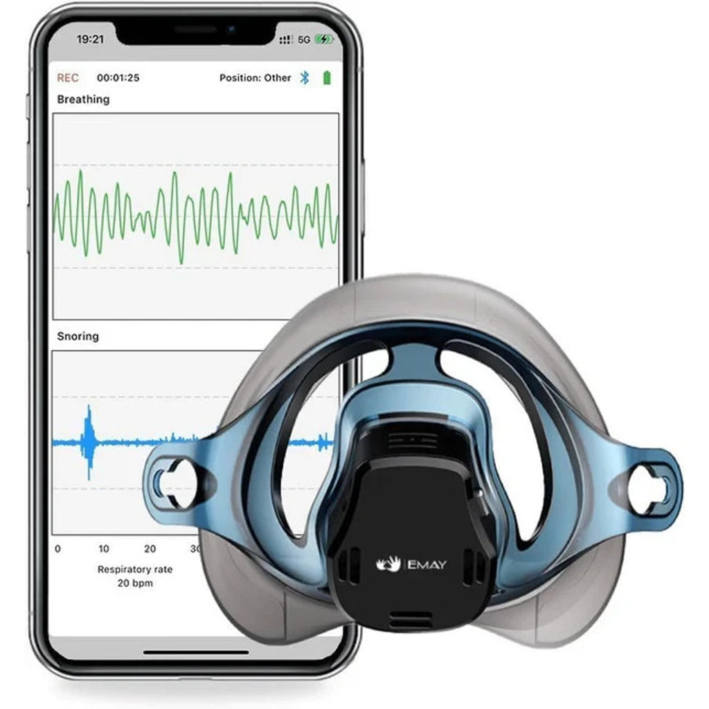 EMAY Sleep Breathing Monitor EBM-01 Accurate Airflow Tracking App New/Sealed