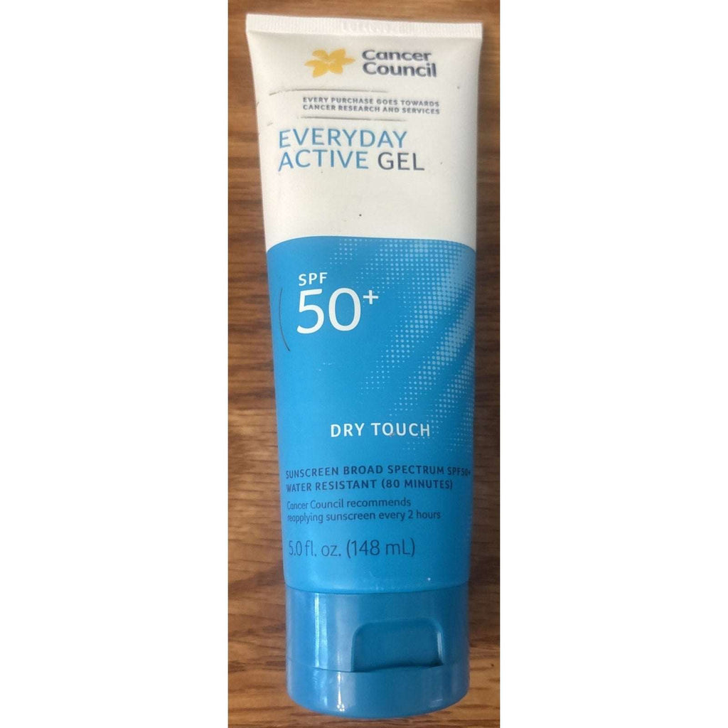 Cancer Council Everyday Active Gel Sunscreen SPF50+ Dry Touch Waterproof 5 oz