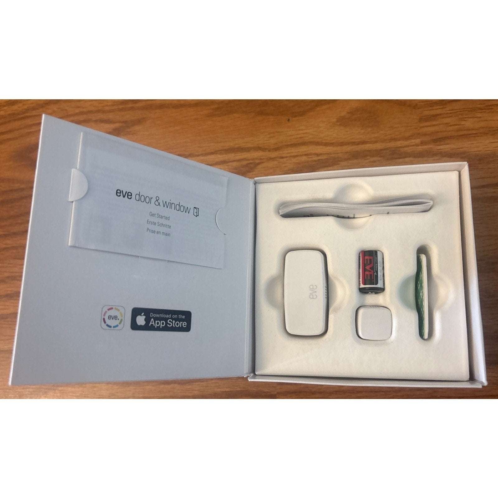 Eve Door & Window (Matter) Smart Contact Sensor 20EBN9901 For Apple Home, Google
