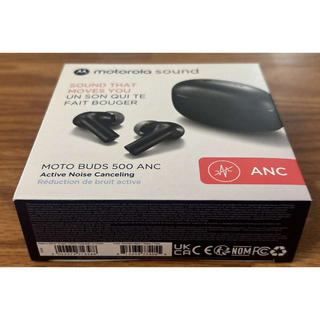 Motorola Sound Moto Buds 500 ANC True Wireless Earbuds - Active Noise Canceling