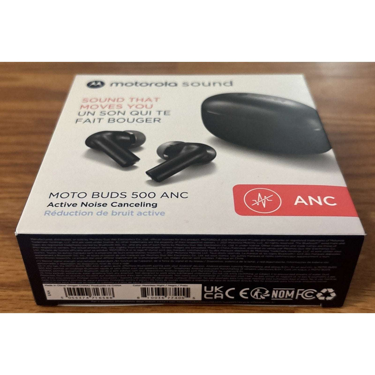 Motorola Sound Moto Buds 500 ANC True Wireless Earbuds - Active Noise Canceling