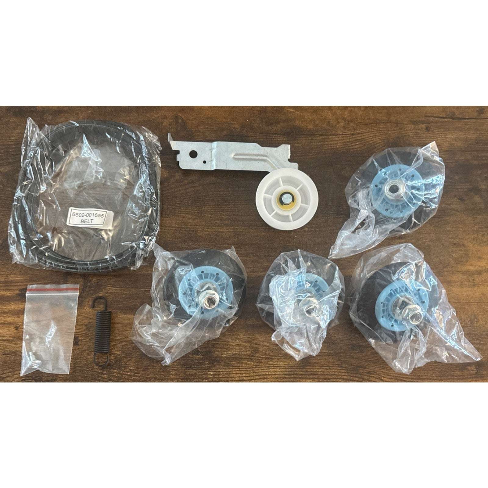 Samsung DV40J3000EW/A2 DV42H5000EW/A3 Dryer Drum Belt Pulley & Rollers Kit