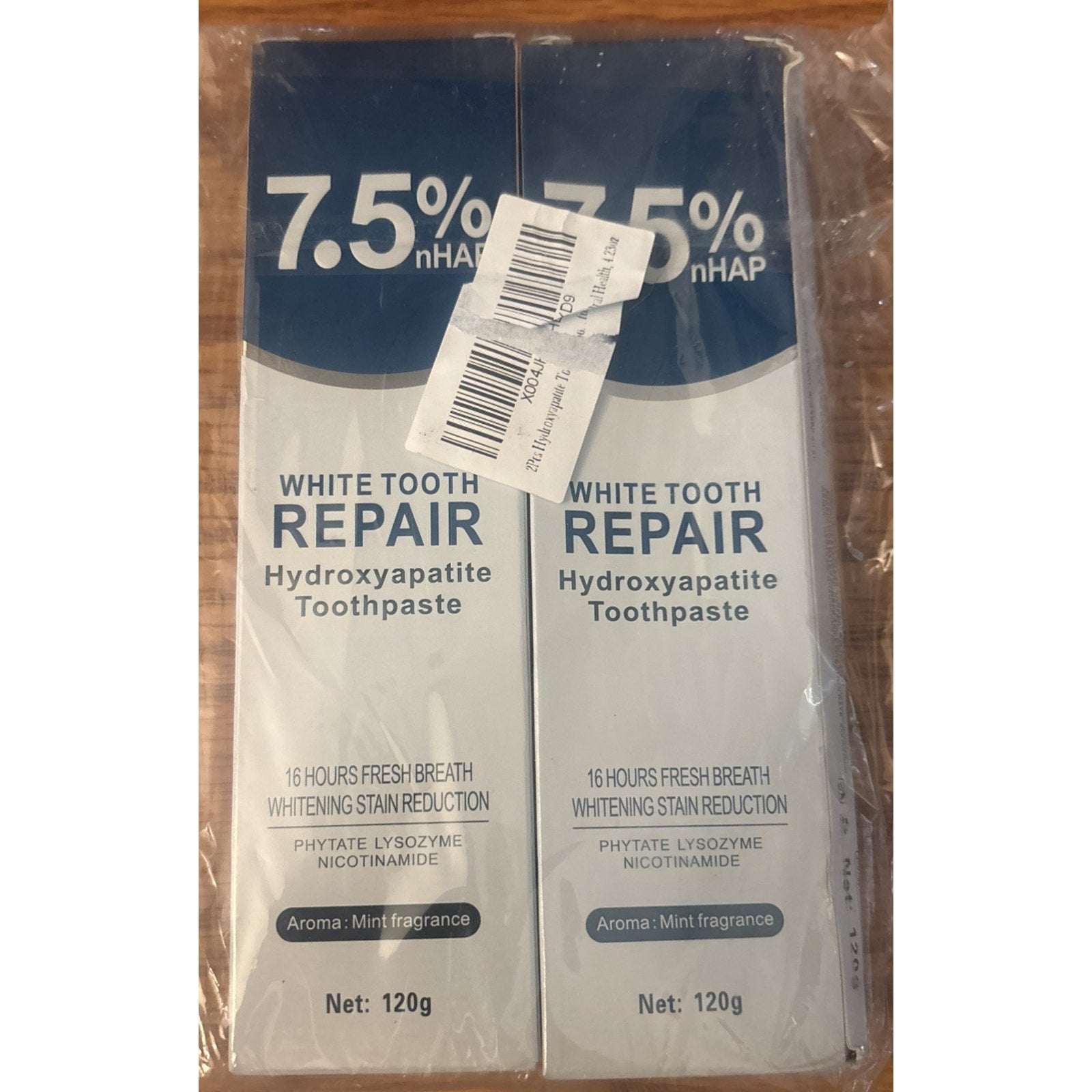 Croent 7.5% nHAP White Tooth Repair Hydroxyapatite Toothpaste NEW Lot of 2 Tubes