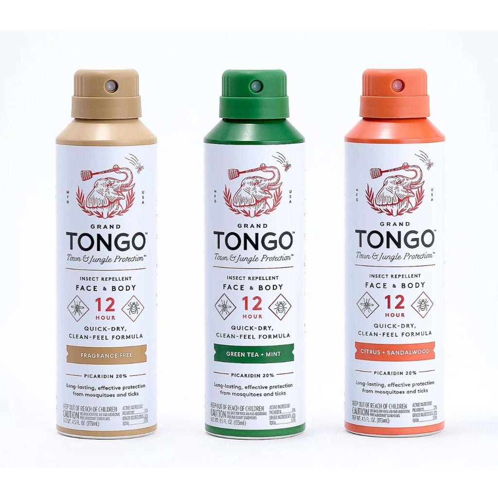 3PK Grand Tongo Insect Repellent Spray Picaridin 20% Deet-Free Mosquitoes Ticks