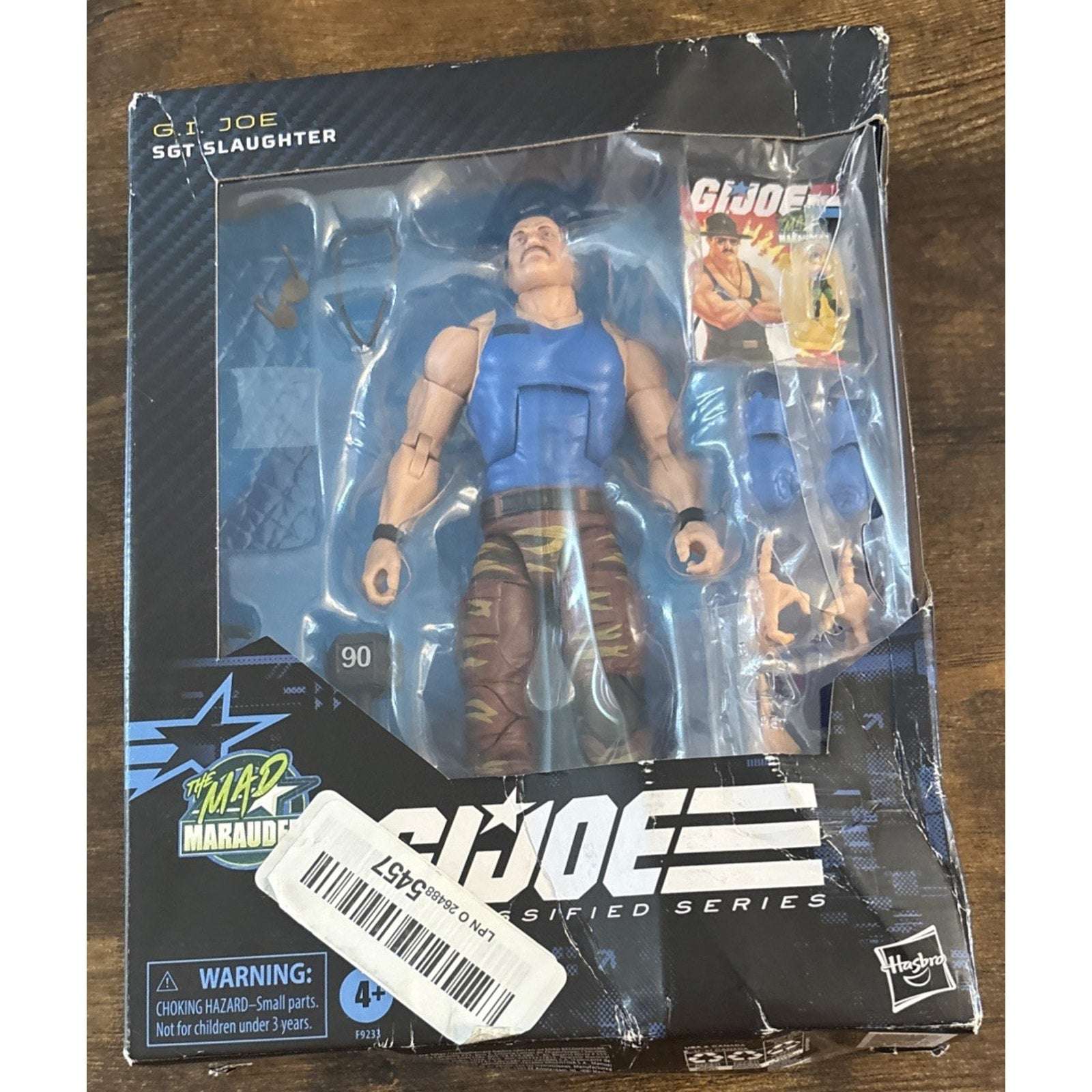 SGT. SLAUGHTER G.I. JOE Classified Series Mad Marauders 6" Action Figure READ!