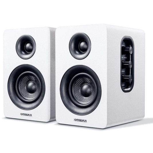 Sanyun SW208 3" Active Bluetooth 5.0 3D Surround Sound Speakers 60W Carbon Fiber