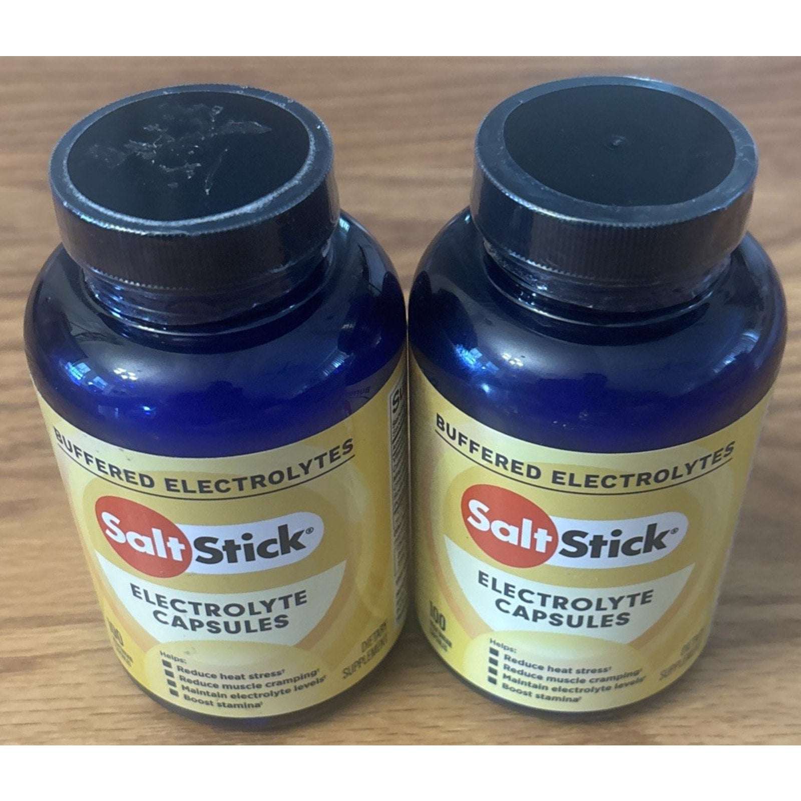 2x SaltStick Electrolyte Caps Buffered Electrolyte Salts 100ct 02/28 New Sealed
