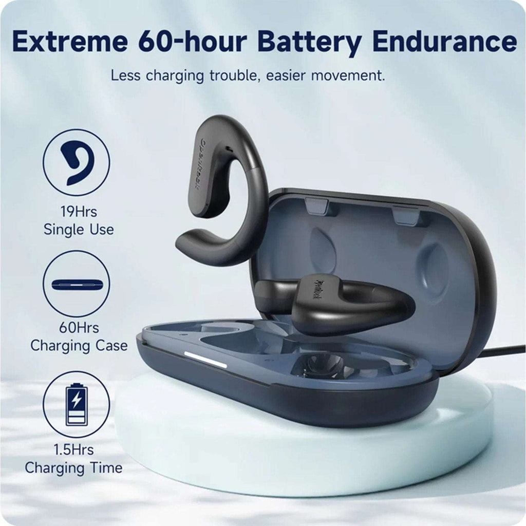 OpenRock S Open-Ear Air Conduction Earbuds Bluetooth 5.3 Wireless Over-Ear Cream