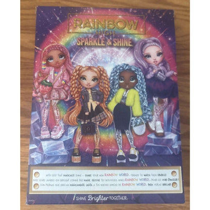 Rainbow High Sparkle & Shine Blue Hair 11" MARINA Doll Liquid Sparkles Legs MGA