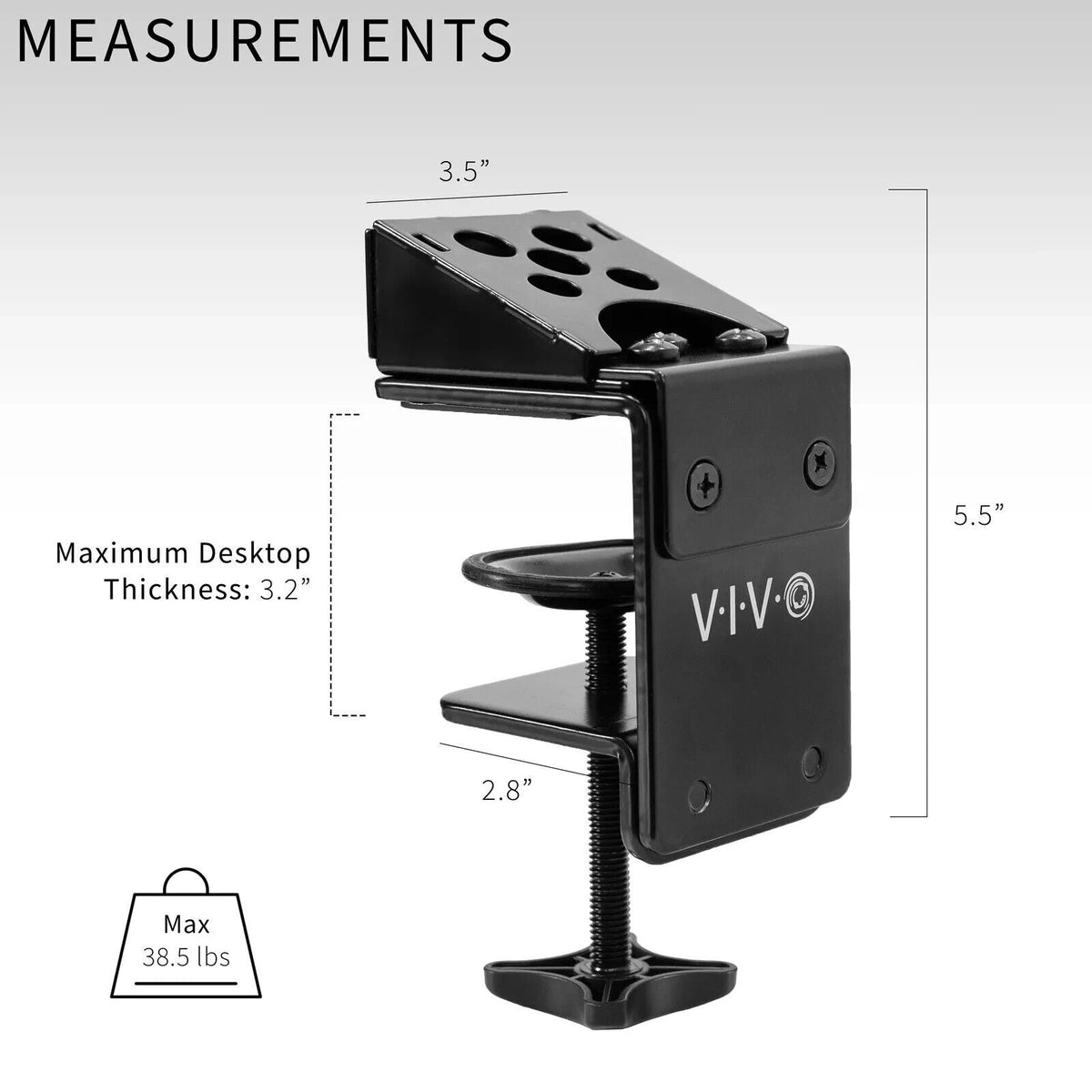 VIVO Desk Clamp Adapter Designed for Samsung G7 & G9 OEM Monitor Stands