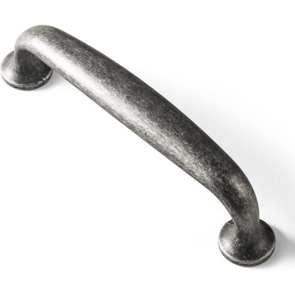 Goo-Ki 6 Pk Antique Weathered Nickel Cabinet Handles 5" Centers Drawer Pulls