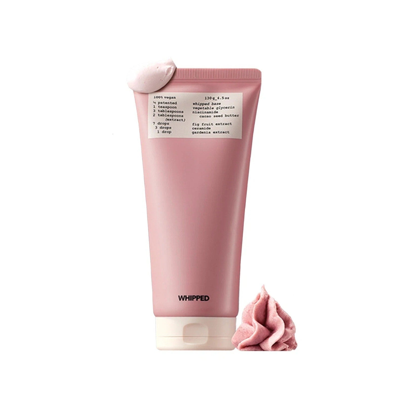 Whipped Muhwabutter Vegan Pack Cleanser 4.5oz/130g K-Beauty Niacinamide Ceramide