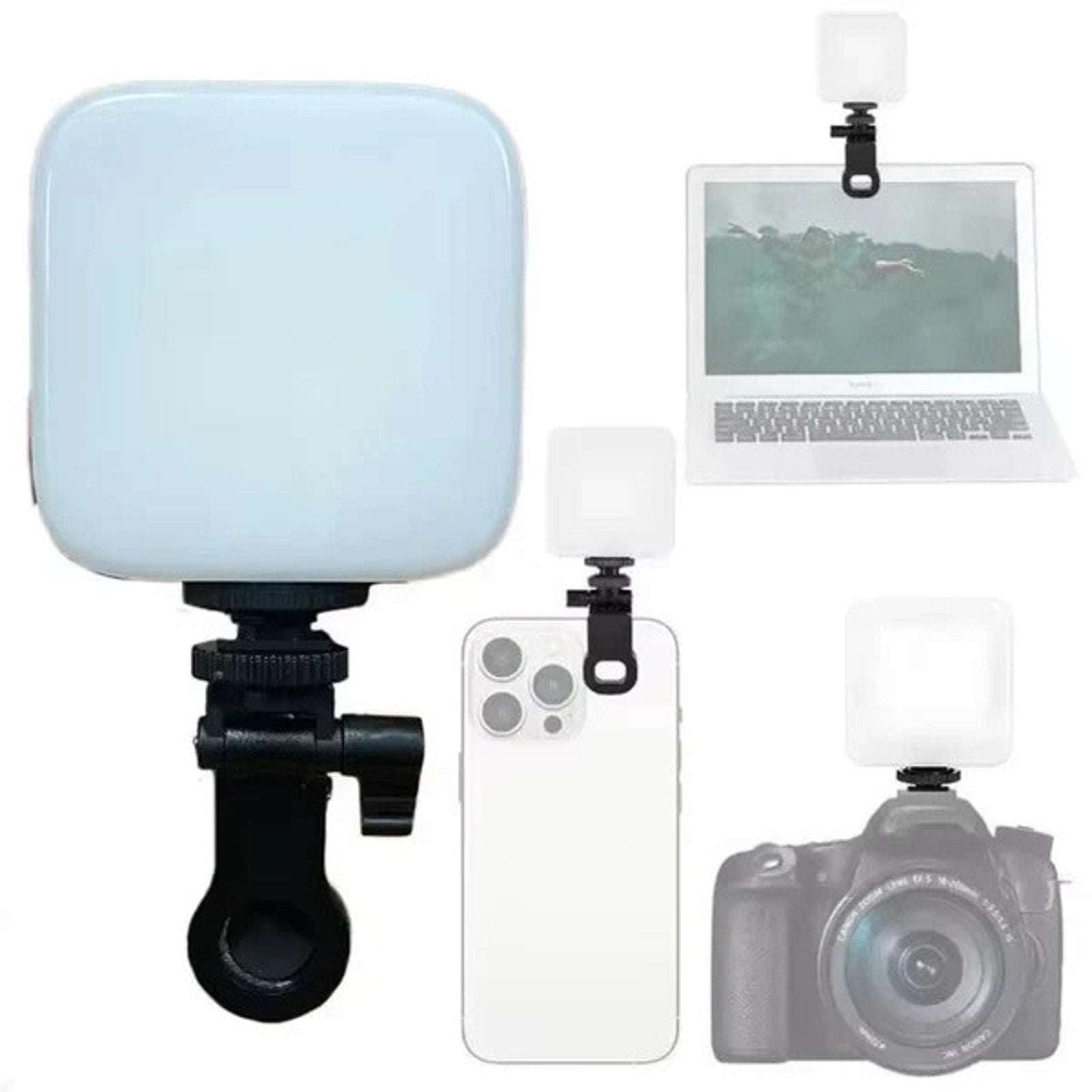 Rechargeable LED Photography Video Fill Light - Camera Phone + YouTube, TikTok +