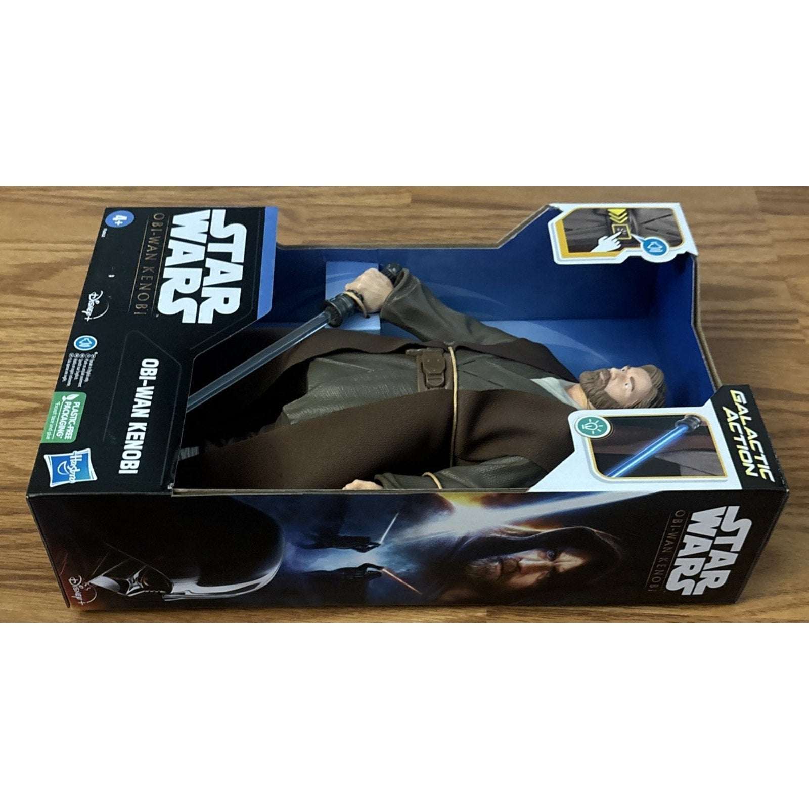Star Wars Galactic Action Obi-Wan Kenobi 12" Interactive Figure – Lights & Sound