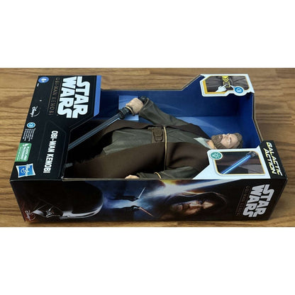 Star Wars Galactic Action Obi-Wan Kenobi 12" Interactive Figure – Lights & Sound