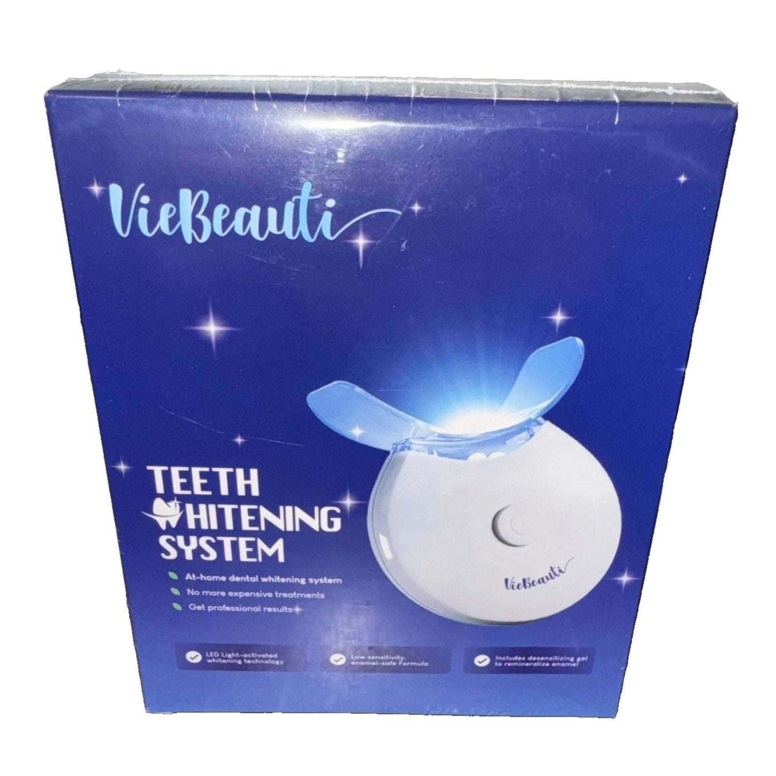 VieBeauti LED Light Activated Teeth Whitening System, Home Dental Whitening, New