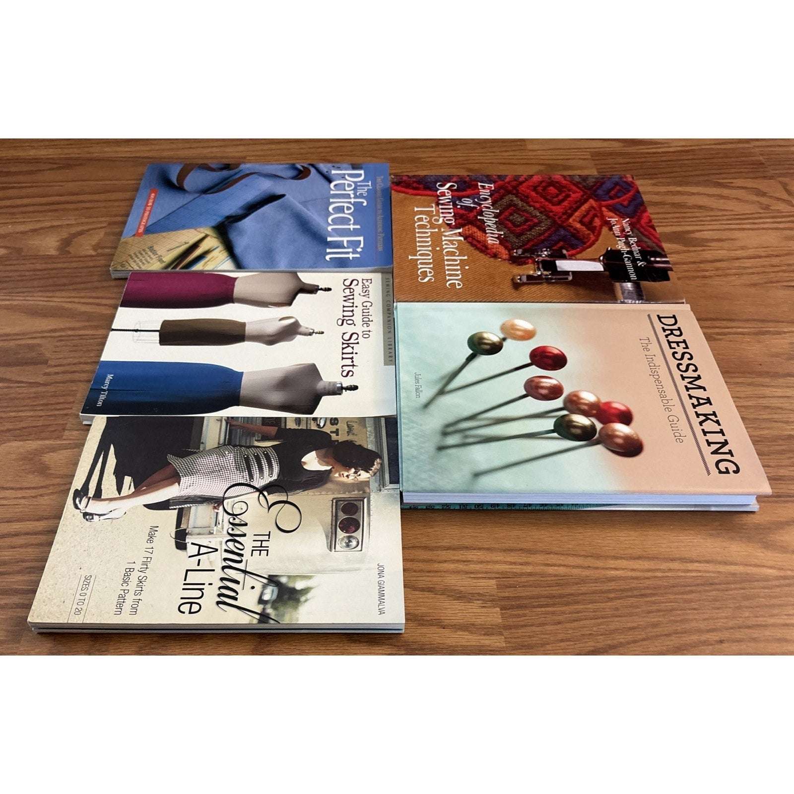 5 Sewing Books Dressmaking: The Indispensable Guide, Essential A-Line, Perfect F