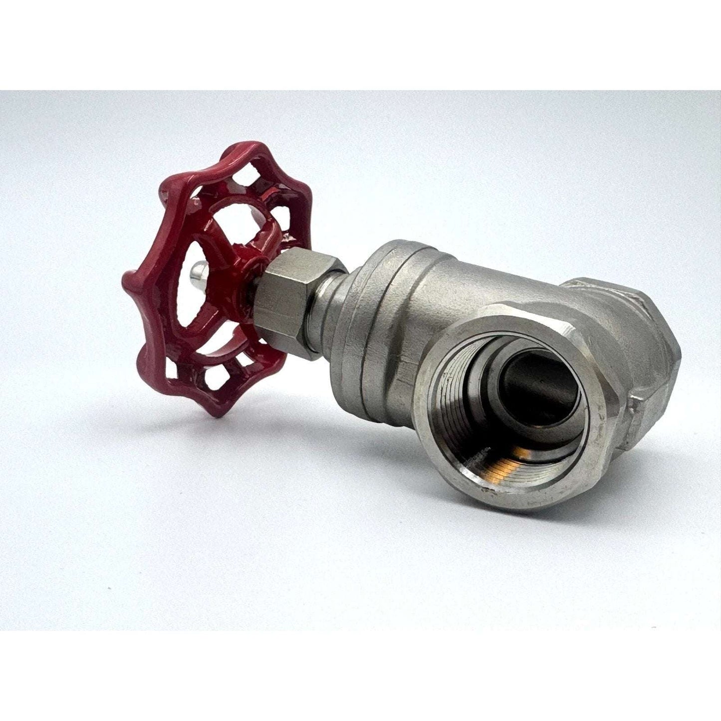 1" NPT Stainless Steel Gate Shut Off Valve Water Oil Gas Plumbing & HVAC Systems