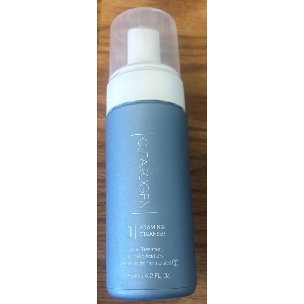 Clearogen Foaming Facial Cleanser, Acne Treatment Face Wash with Salicylic Acid