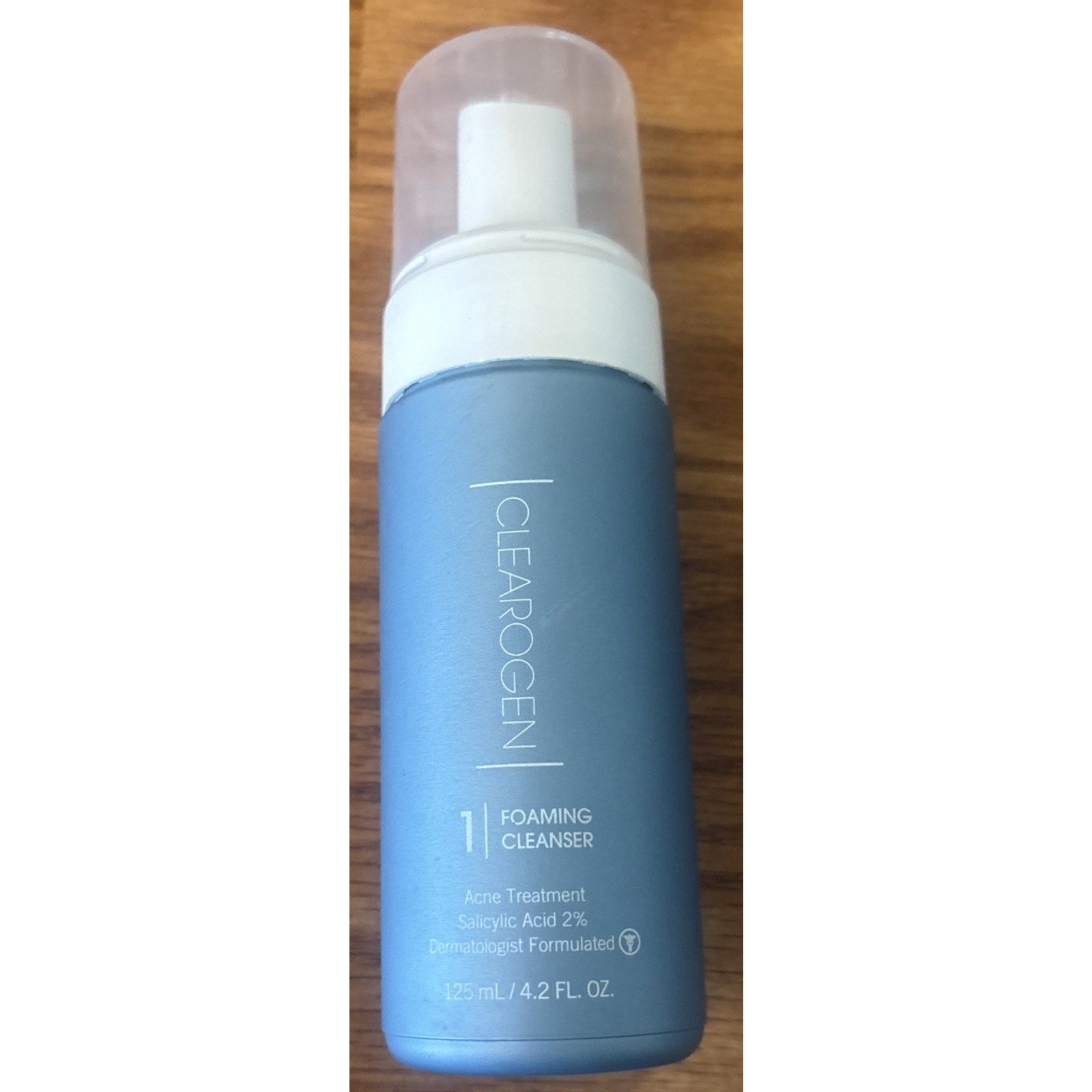 Clearogen Foaming Facial Cleanser, Acne Treatment Face Wash with Salicylic Acid