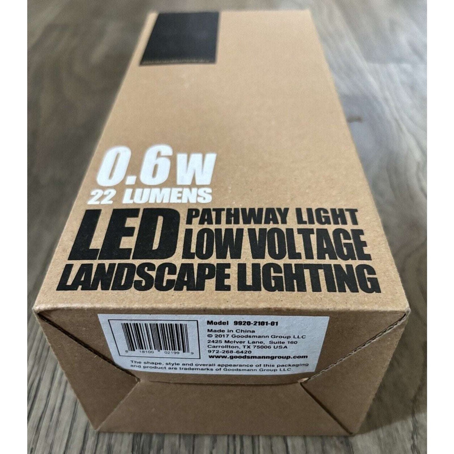 GOODSMANN Low Voltage Landscape Pathway Light 0.6W LED Sidewalk Light