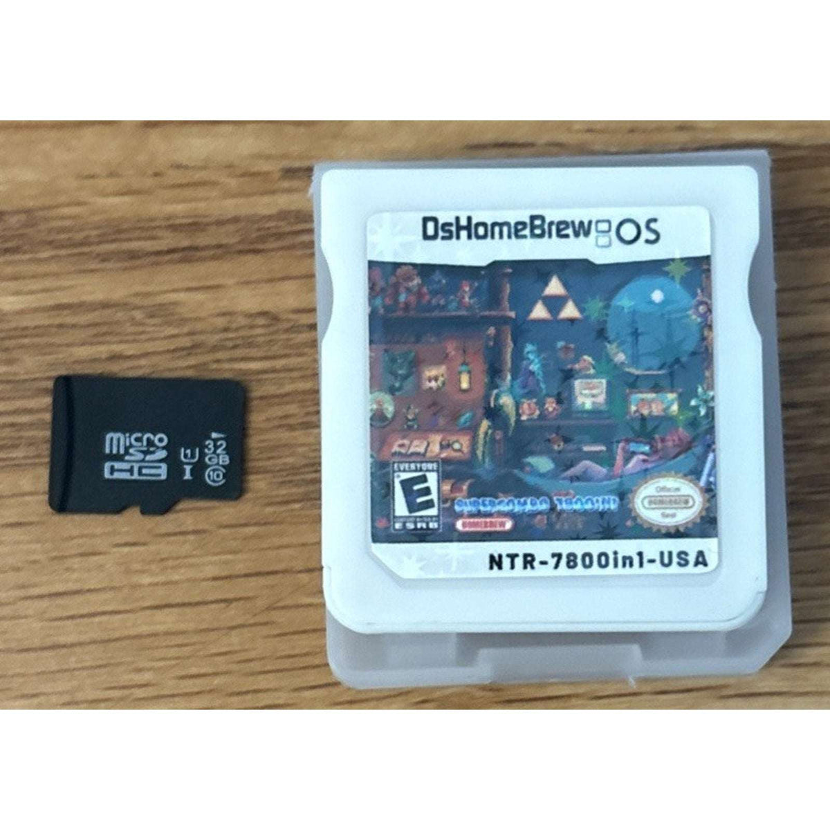 Nintendo NTB 7800 In 1 DS 3DS Super Combo Game Dshomebrew OS Game READ!