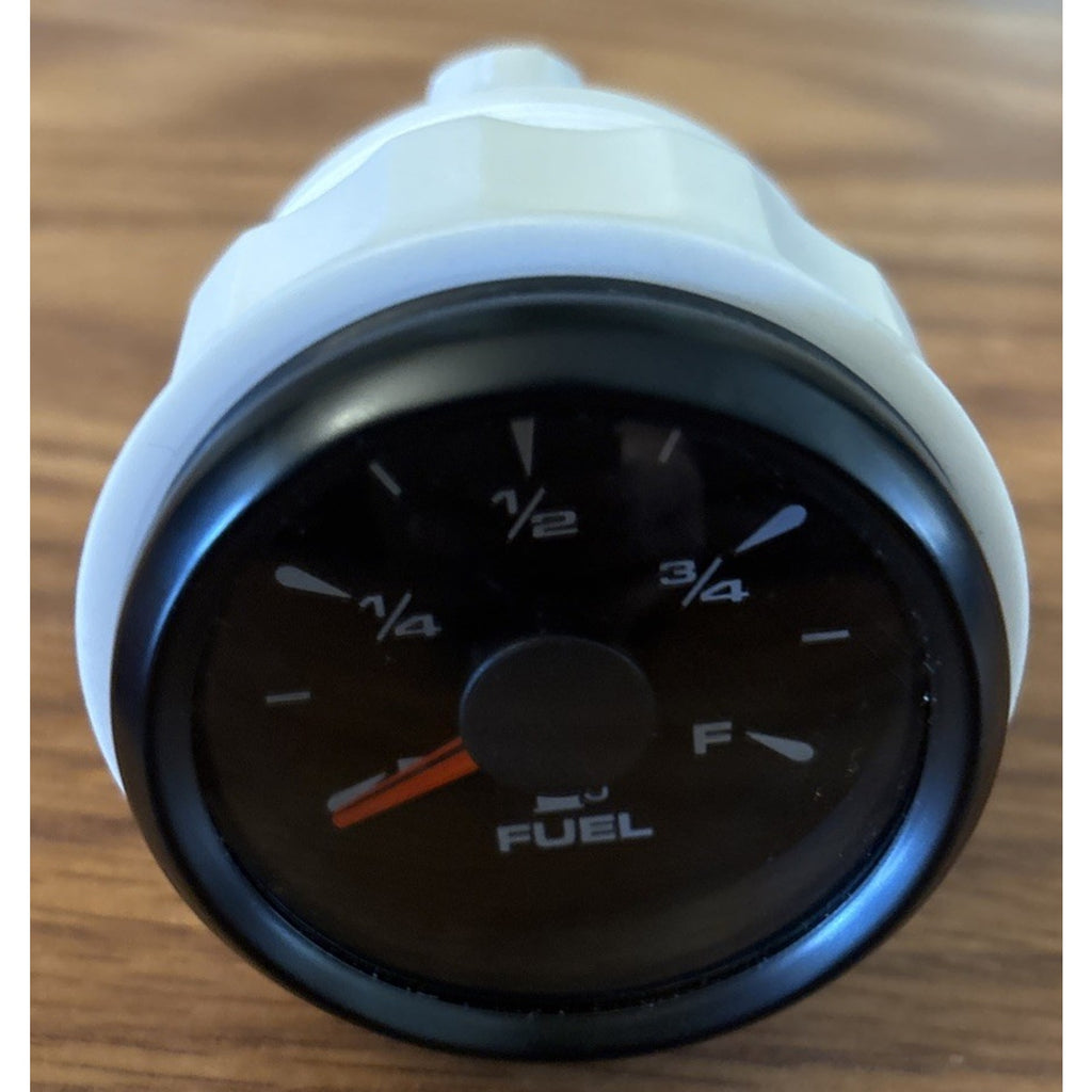 0-90 ohm Fuel Gauge 2" 52mm 8 Color Backlit Boat Fuel Level Gauge Marine Car RV