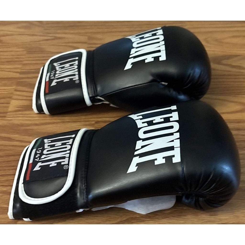 LEONE 1947 10oz Flash Training/Bag Gloves for Bag Work Fitness MMA GN083 Black