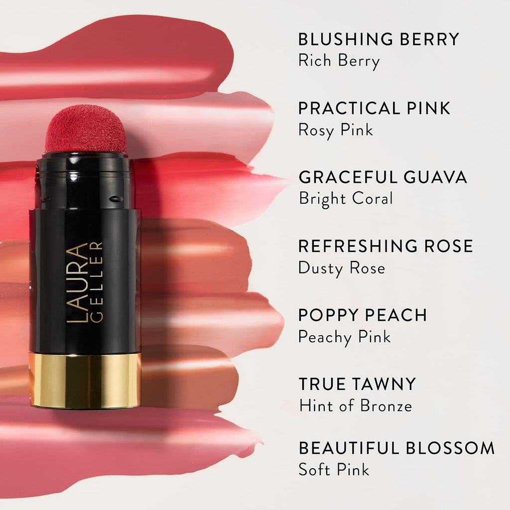 Laura Geller Serum Blush Weightless Cheek Tint (Poppy Peach) 0.34oz / 10ml New