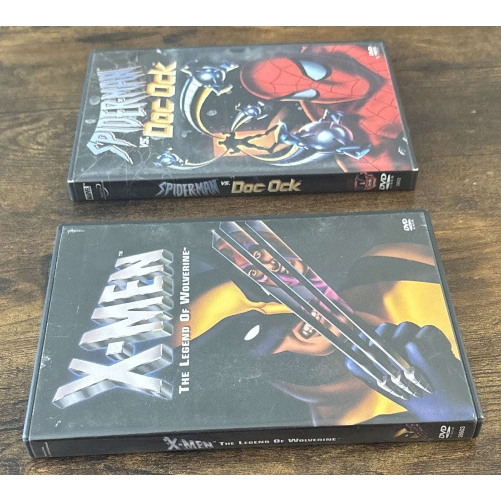 Spider-Man vs. Doc Ock (DVD, 2004) & X-Men The Legend of Wolverine (DVD, 2003)