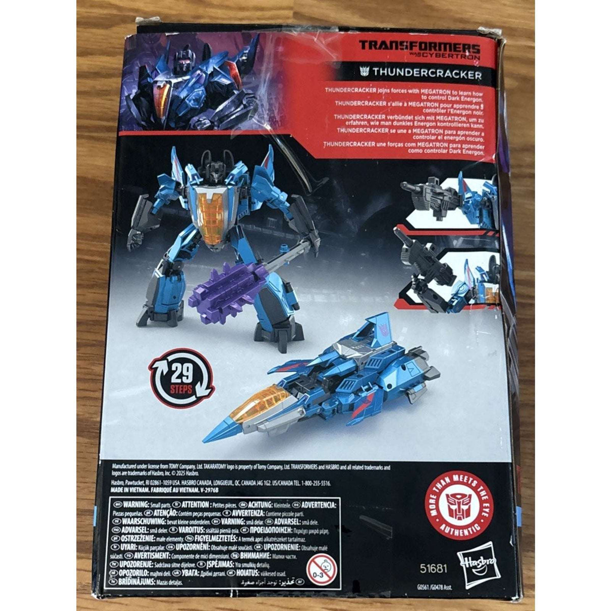 Transformers Studio Series Gamer Edition #05 Thundercracker WFC G0561 Hasbro OB