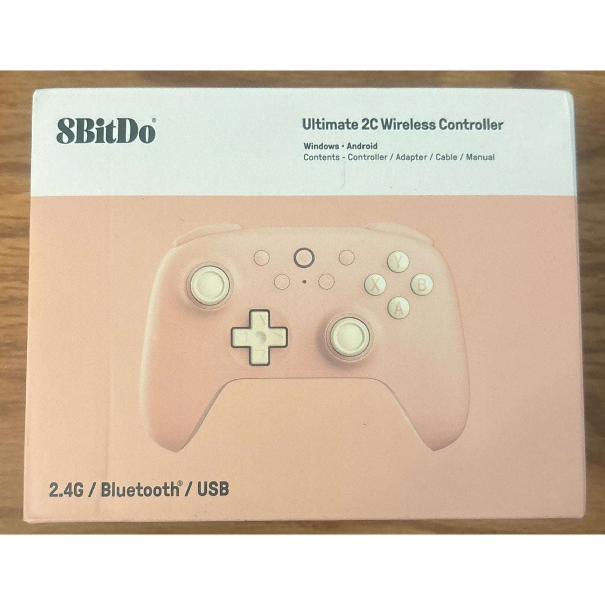 8BitDo Ultimate 2C Wireless Controller Peach 2.4G Bluetooth USB PC Android