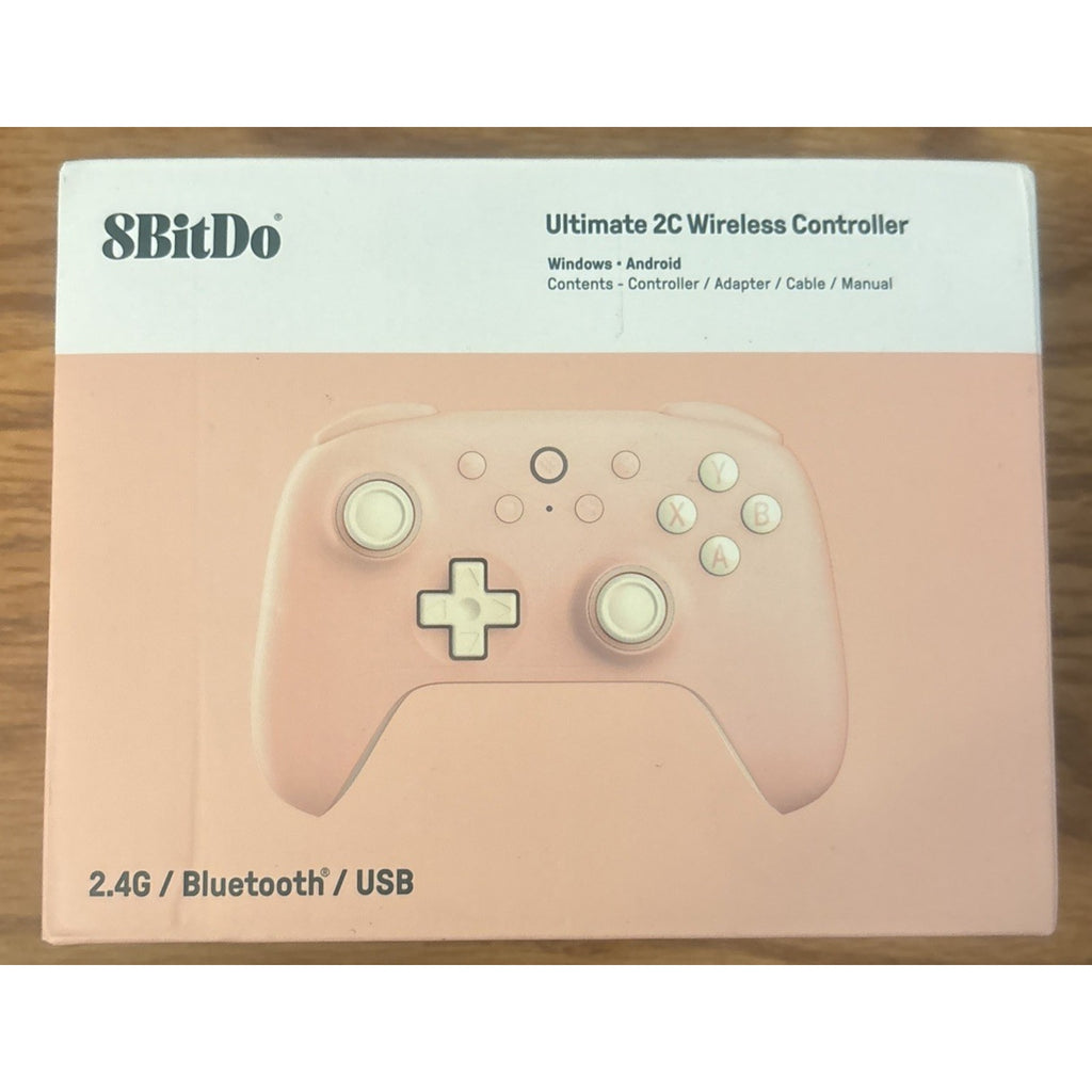 8BitDo Ultimate 2C Wireless Controller Peach 2.4G Bluetooth USB PC Android