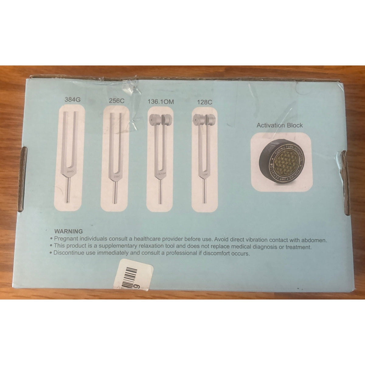 Tuning Fork Set 128Hz 136.1Hz 256Hz 384Hz Pure, Consistent, Weighted/Unweighted