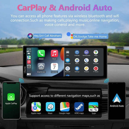 CARPURIDE W903 Smart Multimedia Wireless Carplay & Android Auto with Dash Camera