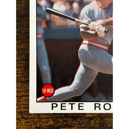 1986 TOPPS #1 PETE ROSE CINCINNATI REDS Baseball Card