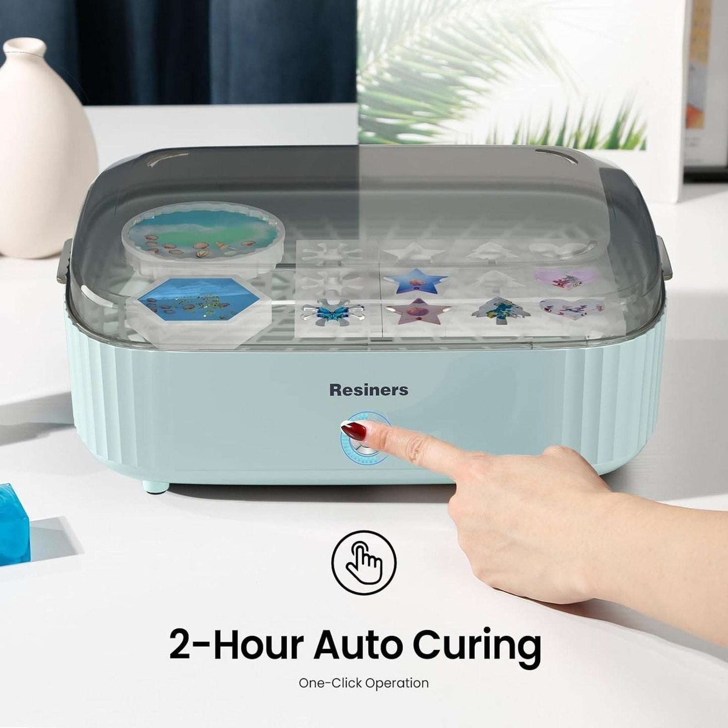 Resiners Smart Resin Curing Machine Cure Air w/ AI Smart Thermostat & Auto Timer