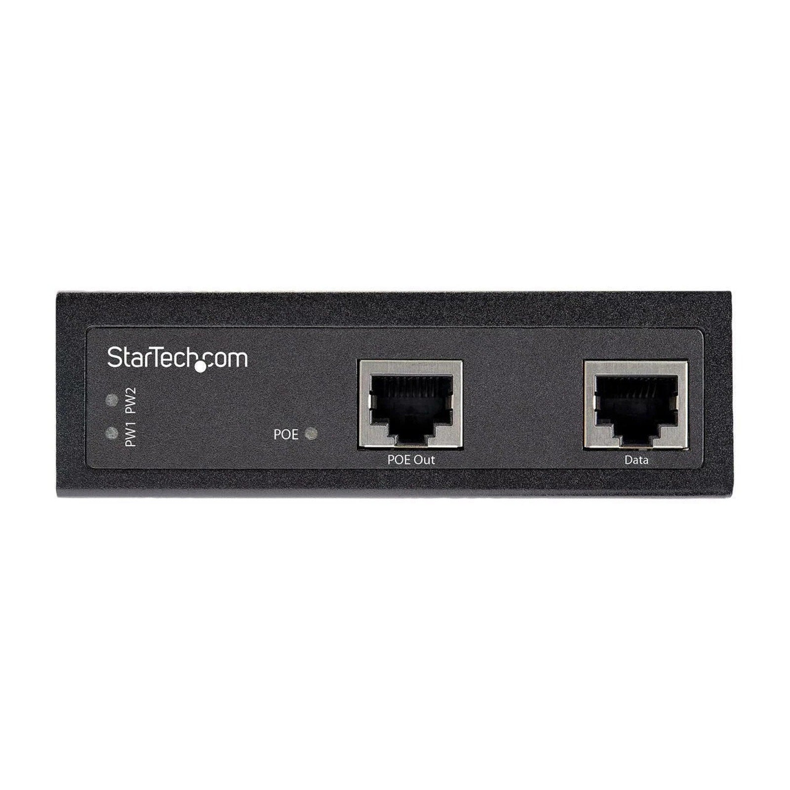 StarTech.com Industrial Gigabit PoE+ Injector 30W TAA 802.3at Midspan DIN Rail