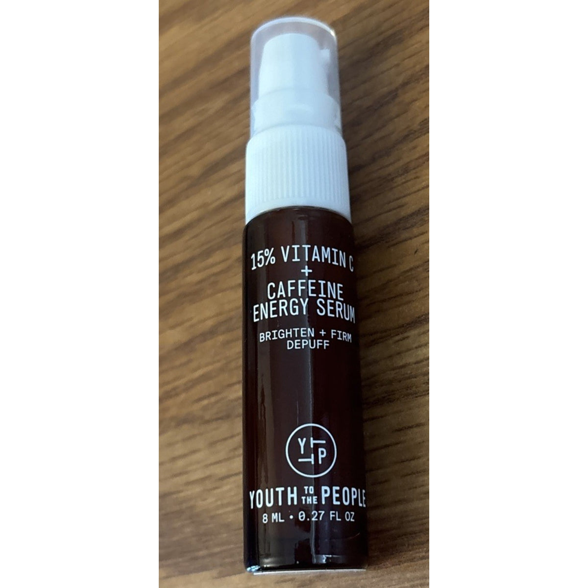 2 Piece Youth to the People 15% Vitamin C + Caffeine Energy Serum 0.27oz 8ml