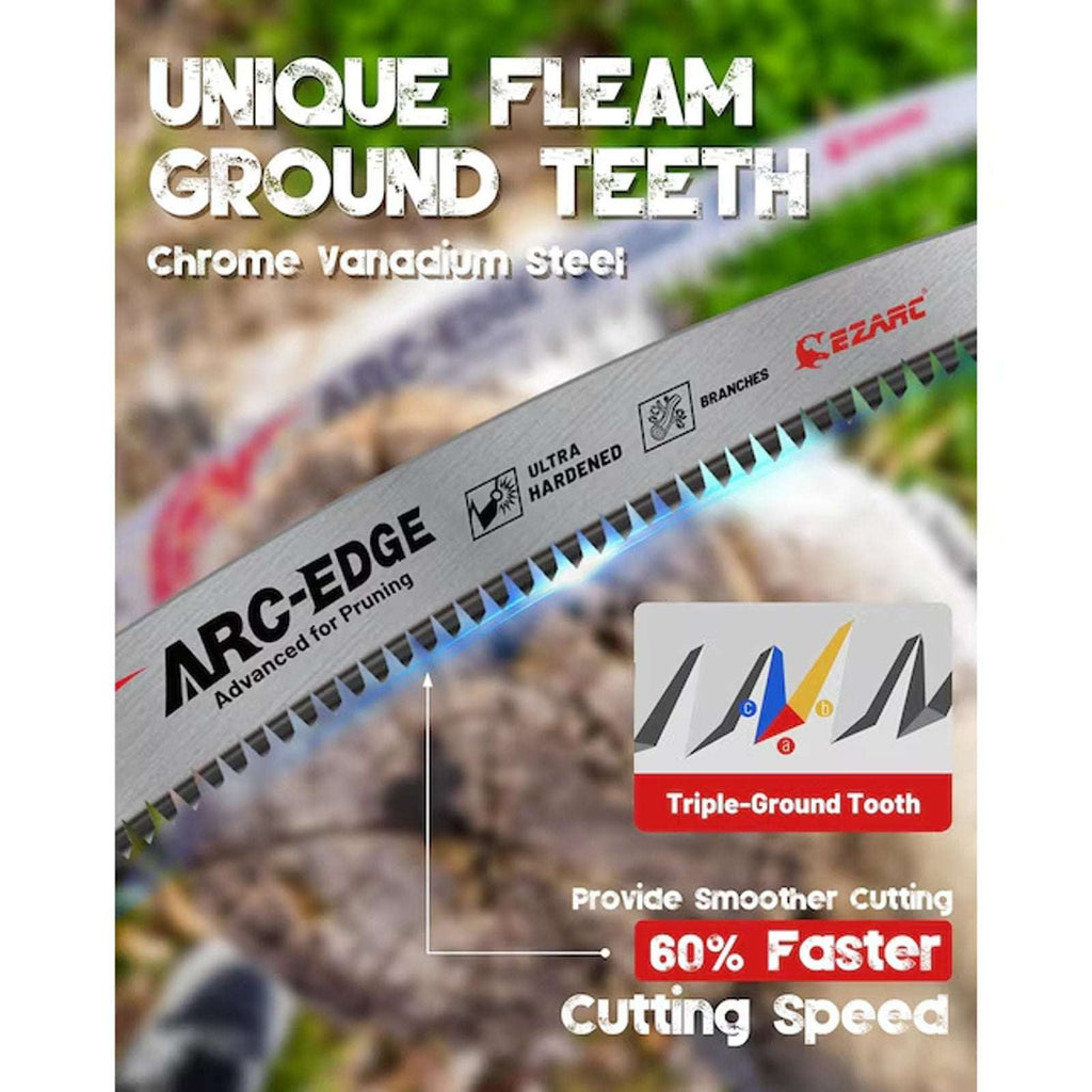 EZARC Japanese Teeth Reciprocating Saw Blade 12" & 15" Set Arc Edge Wood Pruning