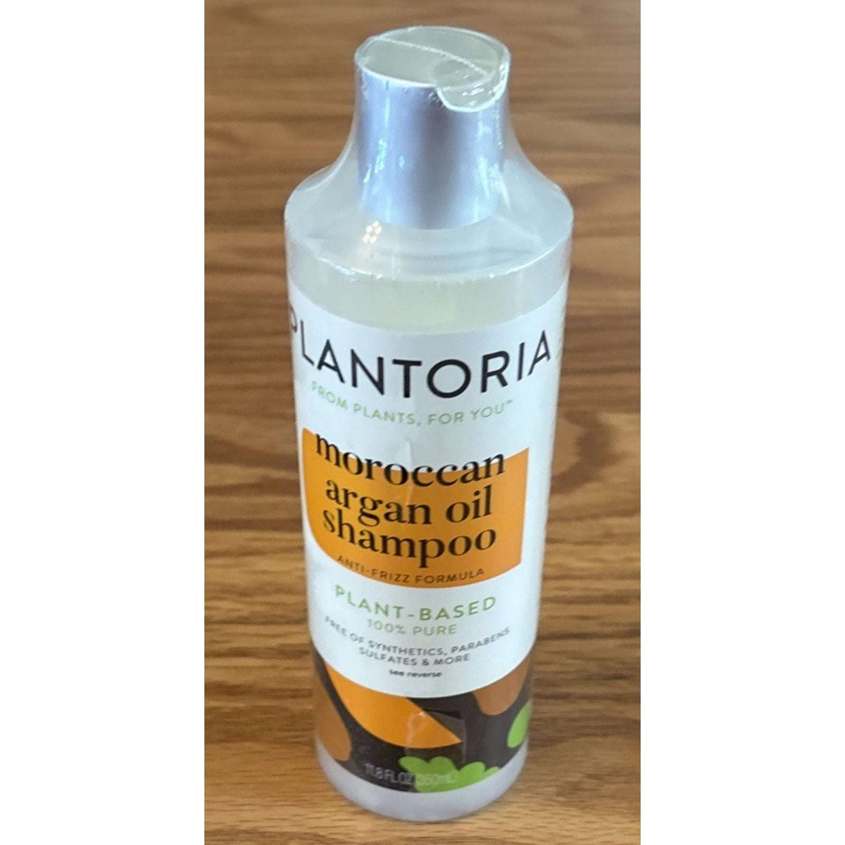 2 x Plantoria Moroccan Argan Oil Shampoo w/ Coconut & Jojoba Dandruff Anti-Frizz