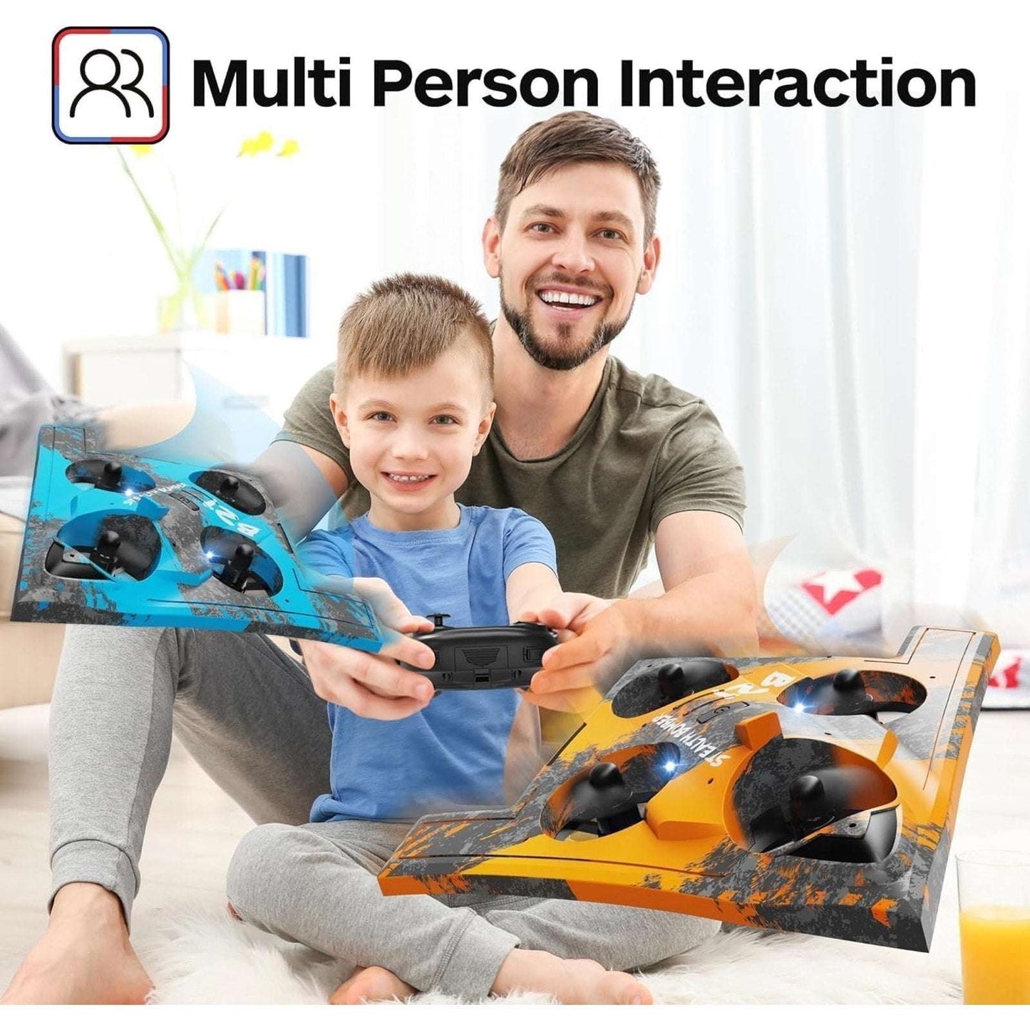 LM19-C Quadcopter 2.4GHz RC Drone for Beginners 2 Batteries Headless Mode Stunt