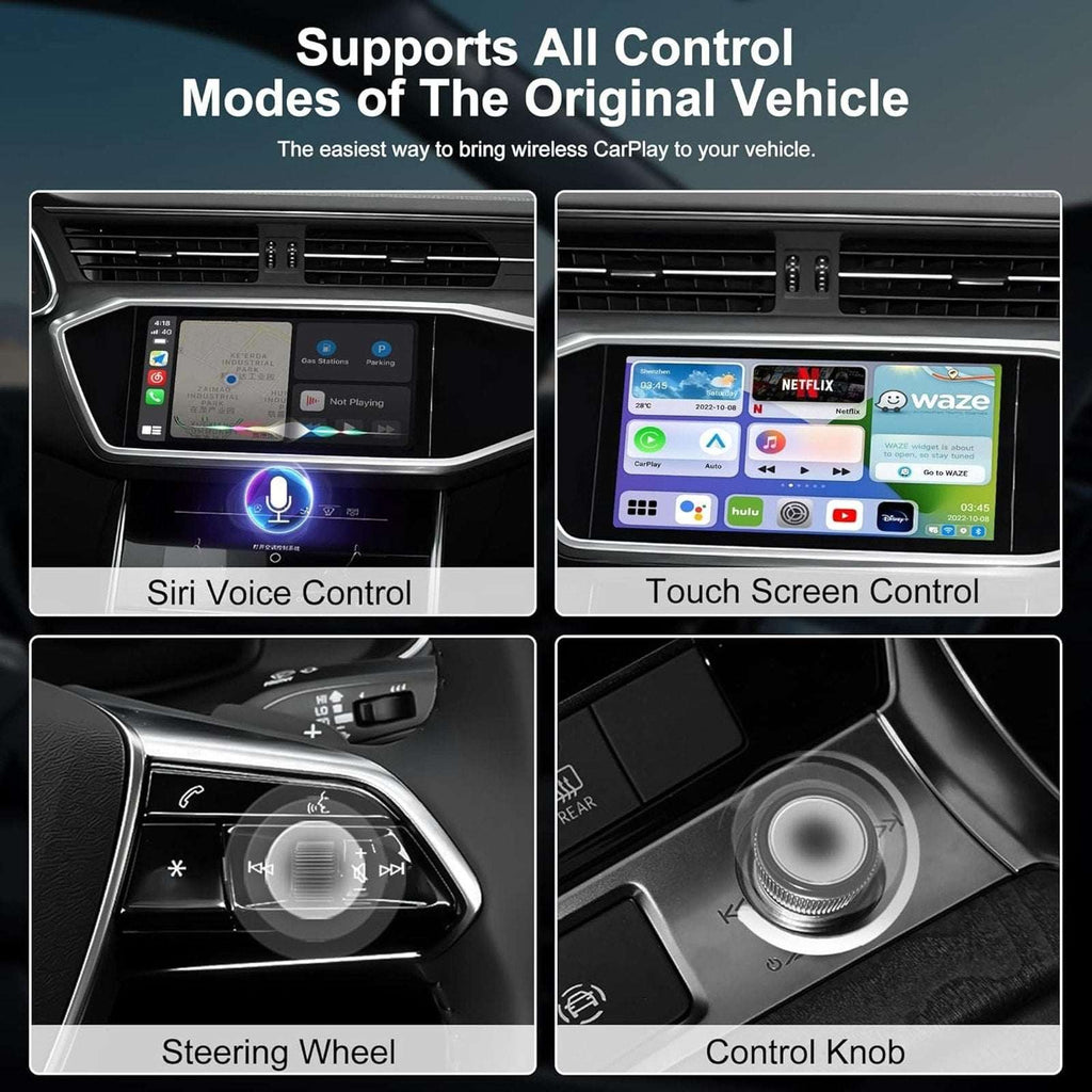 MMB MAX Android Wireless CarPlay 4G/Wifi/BT 8Core 4+64GB Multimedia Ai Video Box