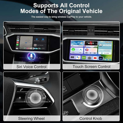 MMB MAX Android Wireless CarPlay 4G/Wifi/BT 8Core 4+64GB Multimedia Ai Video Box