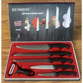 KUNSION KS-6620 6 Piece Knife Set MARMO + BIO Antibacterial, Non-Stick