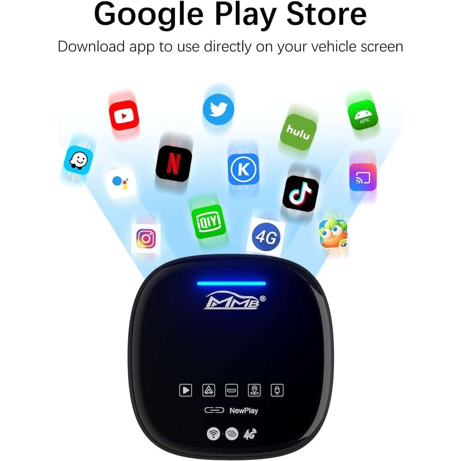 MMB MAX 2.0 Universal Android 10.0 CarPlay 5G 8-Core Multimedia Video AI Box