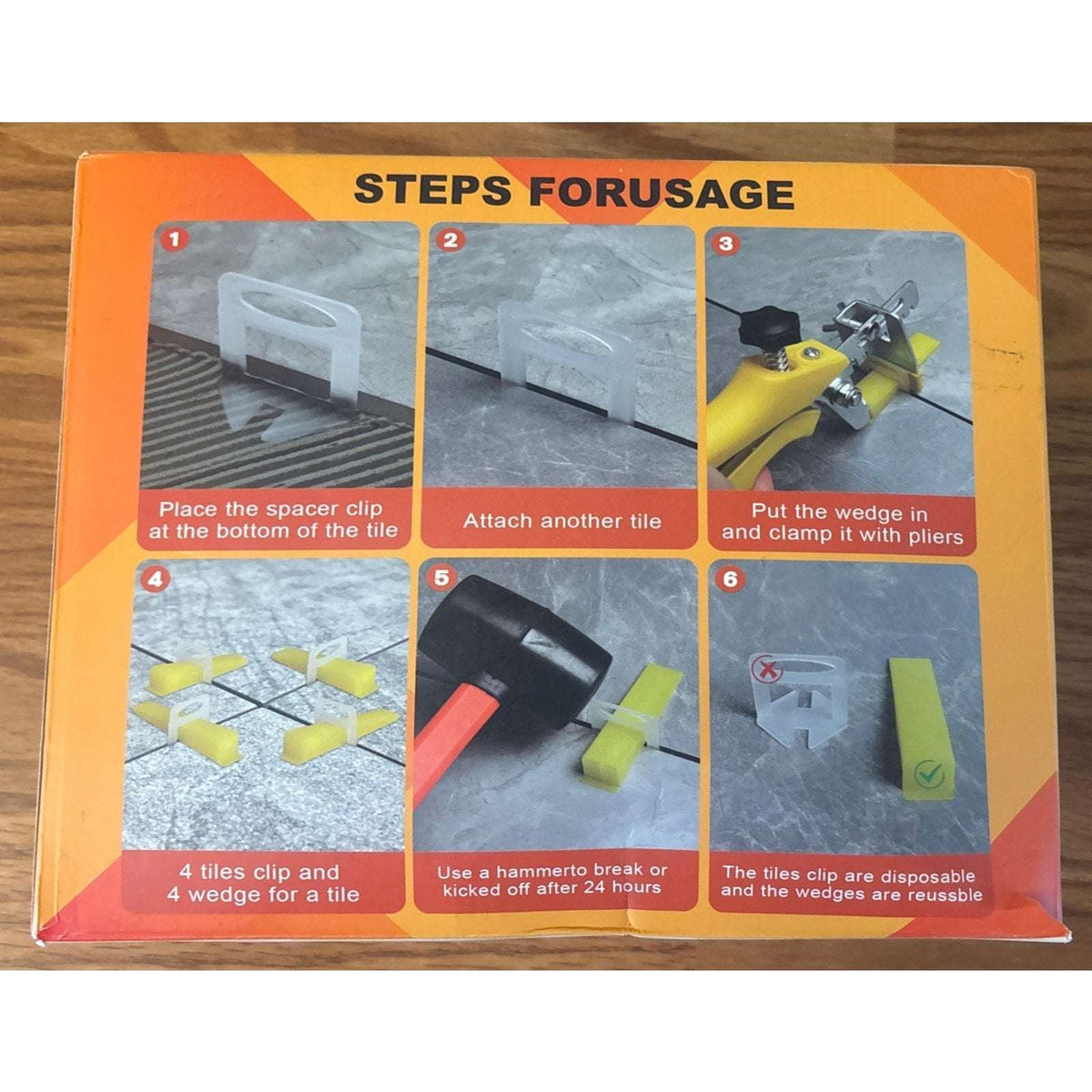 800 Pcs DGSL 1/8" Tile Leveling System with Tile Pliers - 600 Spacers 200 Wedges