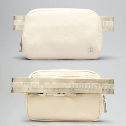 NEW Lululemon Everywhere Wordmark Crossbody Belt Bag 1L Buttercream Waist Pack